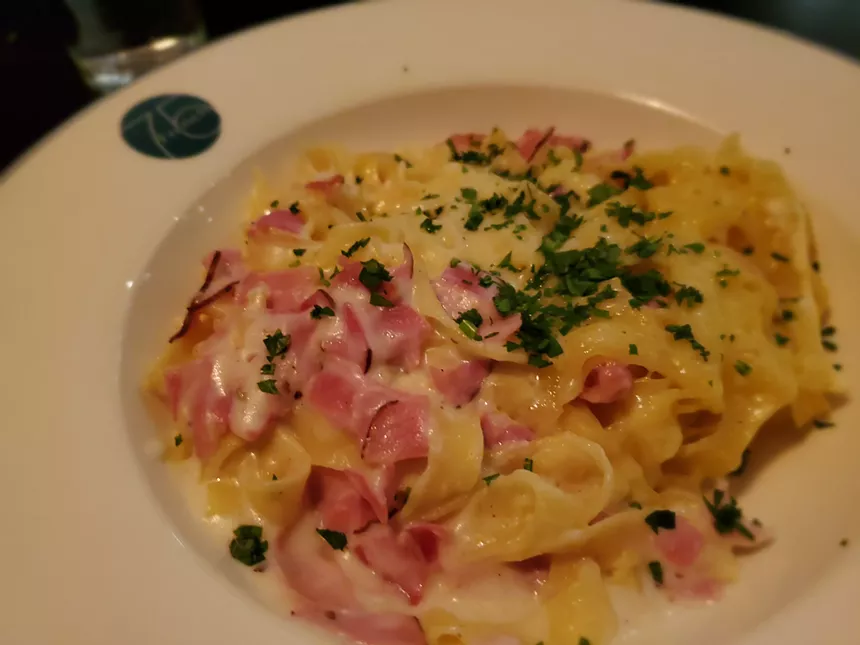Frankie’s Tagliatelle is basically a mac and cheese for adults. - MOLLY MARTIN