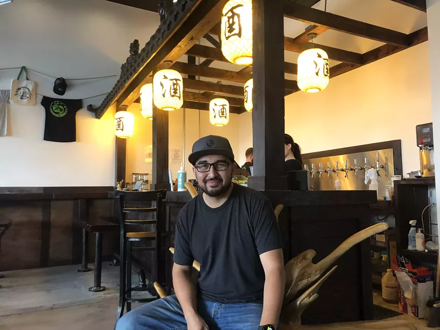 Sean Guerrero of the Jade Mountain Brewery. - JONATHAN SHIKE