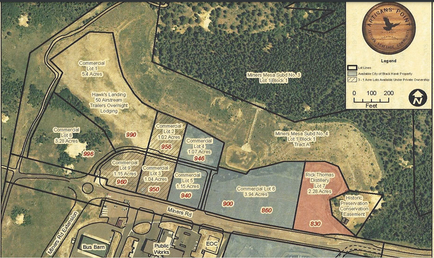 Artisans' Point will consist of eight to ten breweries and distilleries on 22 acres. - CITY OF BLACK HAWK