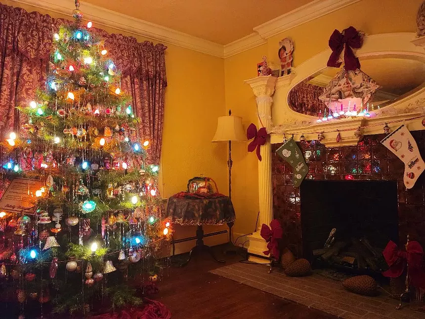 A picture-perfect holiday scene at Camp Christmas. - LINNEA COVINGTON