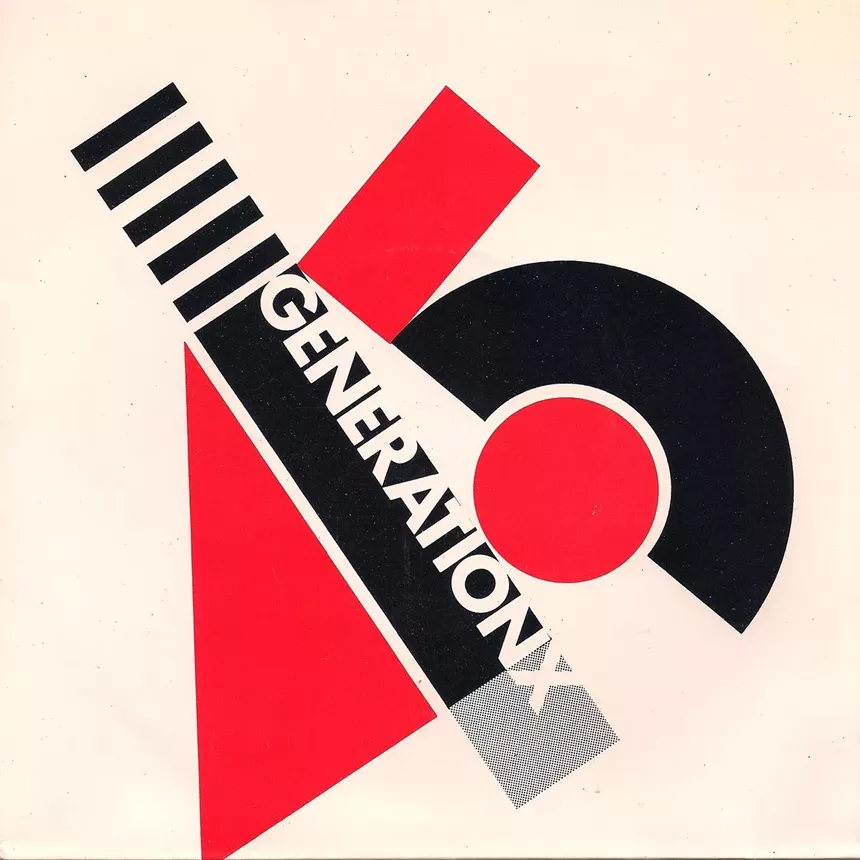 Generation X, (Amos Poe, Evan Krall produced a documentary on New York Bank), poster, c. 1978. - Courtesy of Andrew Craven Collection