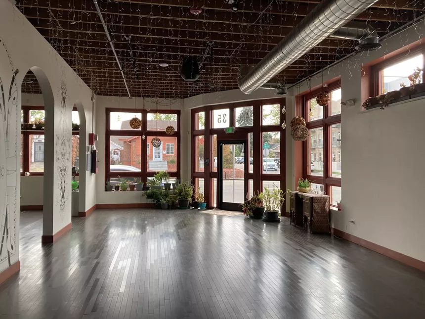 The interior of Enigma on West 38th Avenue, which is currently used for small events, will be the new home of the Convivio Cafe. - COFFEE CONVIVIO