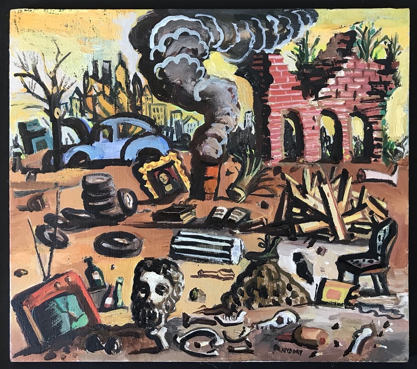 Roy Nydorf, "Landscape With Ruins." - ROY NYDORF