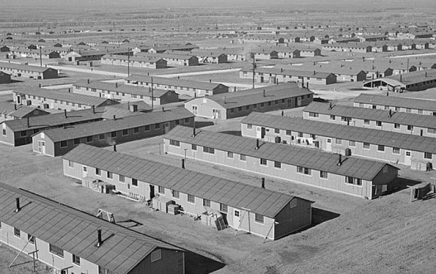 Camp Amache containment camp opened in 1942 in southern Colorado.  - NPS