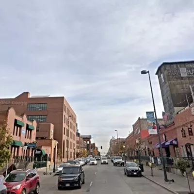 A look down Blake Street.
