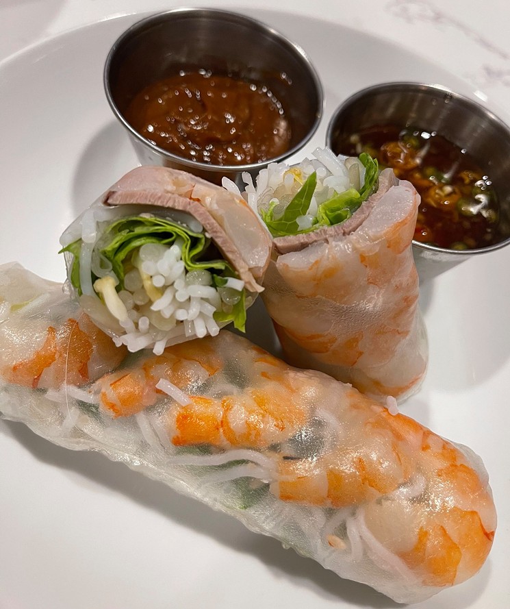 Spring rolls make a great late night snack after partying on Washington. - PHOTO BY ELVIS NGUYEN