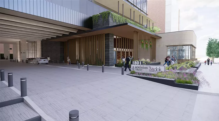 Uchiko will join a jewelry box of businesses at Post Oak Place. - RENDERING BY MICHAEL HSU OFFICE OF ARCHITECTURE