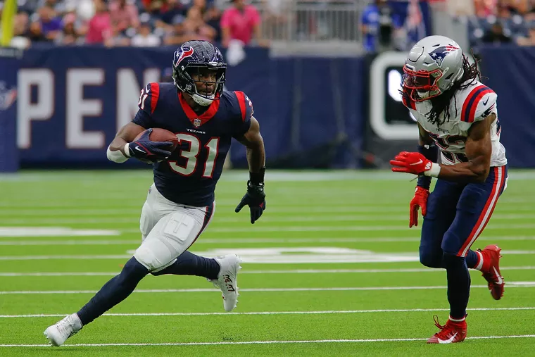 David Johnson and the Texans running backs are still having trouble finding success. - PHOTO BY ERIC SAUSEDA