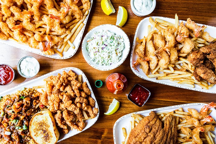 Fried seafood is a Cajun specialty. - PHOTO BY BECCA WRIGHT