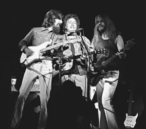 "Concert for Bangla Desh" with George Harrison, Bob Dylan and Leon Russell. - PHOTO BY GRAHAM NASH/COURTESY OF JENSEN COMMUNICATIONS
