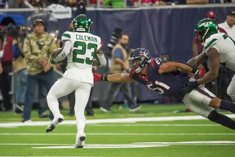 Kevin Coleman led the Jets with 16 carries for 67 yards. - PHOTO: JACK GORMAN