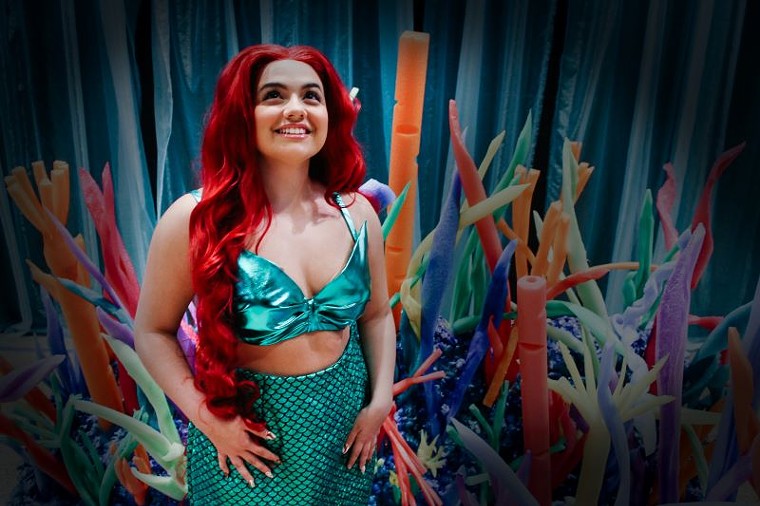 Macy Herrera as Harielle in Stage's production of Panto Little Mermaid.  - PHOTO BY TYLER RAND