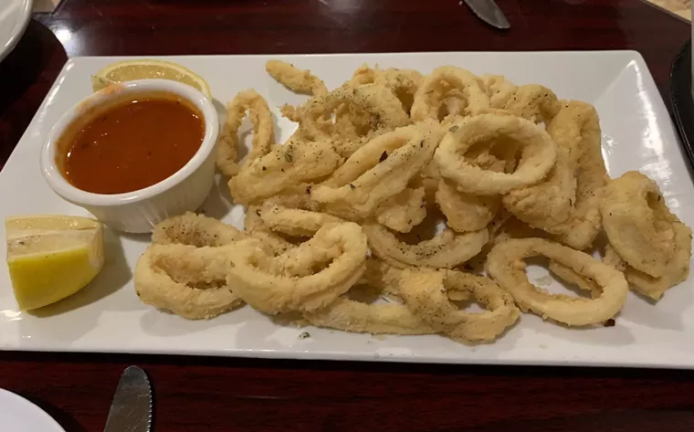That's a lot of squid! - PHOTO BY LORRETTA RUGGIERO