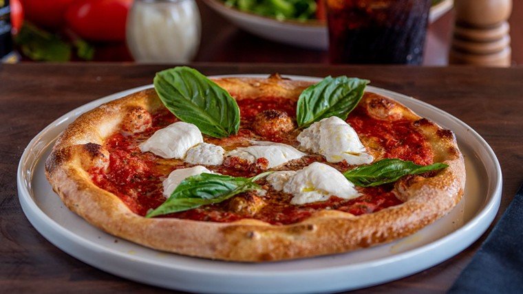We like alotta burrata on our pizza pie. - PHOTO BY RUSSO'S NEW YORK PIZZERIA
