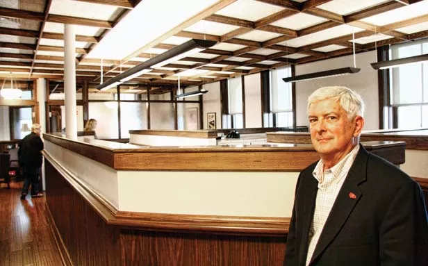 Springfield architect Larry Quenette, owner of Renaissance Architects, helped the Noll family of Springfield renovate the upper level of the Lincoln Depot as the new Noll Law Office. - PHOTO BY PATRICK YEAGLE