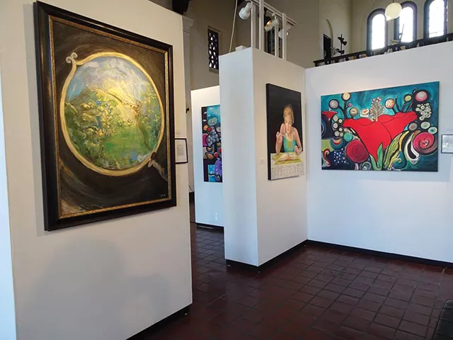 Work by Diane Schleyhahn and Janet Sgro from “Regeneration” at The Pharmacy Gallery and Art Space. - PHOTO COURTESY OF THE PHARMACY GALLERY AND ART SPACE