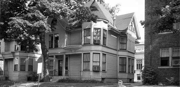 The home Fitzgerald grew up in at 215 E. Jackson in Springfield was torn down in the 1960s to make way for the attorney general’s office. - PHOTO OF THE HOUSE PROVIDED BY THE SANGAMON VALLEY COLLECTION