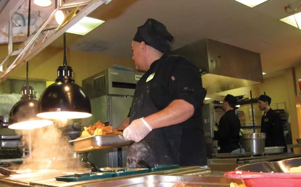 Many work-release residents are employed as cooks at various restaurants surrounding the Adult Transition Centers. - PHOTO COURTESY ILLINOIS DEPARTMENT OF CORRECTIONS