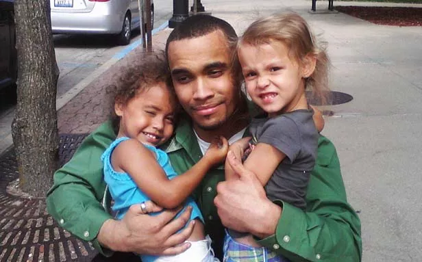 Richard Britts, center, spent more than two years in prison accused of violently shaking his then three-month-old daughter, Saniya, left. Britts was found not guilty last week. Shown at right is Natieanna, Britts’ older daughter. - PHOTO PROVIDED BY RICHARD BRITTS