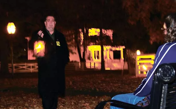 Garret Moffett leads a variety of walking tours, including “Lincoln’s Ghost Walk,” “Haunted Springfield,” and “Hidden Lincoln.”