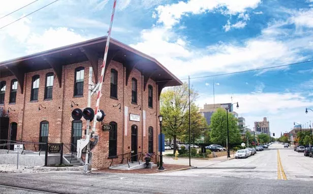 The Lincoln Depot, from which Abraham Lincoln departed Springfield in 1861 to assume the presidency, was recently renovated by the Noll family of Springfield. They preserved the historic aspect of the building at 930 E. Monroe St. while giving it a modern - PHOTO BY DAVID HINE