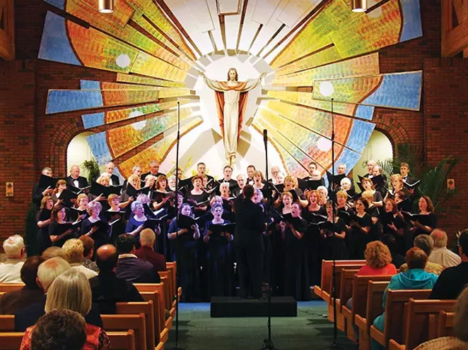 The Springfield Choral Society is shown here performing May 4, 2013, at St. Joseph’s Church in Chatham. The chorus is made up of amateur, professional and semi-professional singers with various levels of experience and professional standing ranging - PHOTO BY MARK SMITH