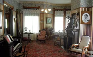 The parlor and other rooms of the 1890 Hemingway birthplace have been restored to their Victorian glory. - PHOTO BY JOE CAMPER
