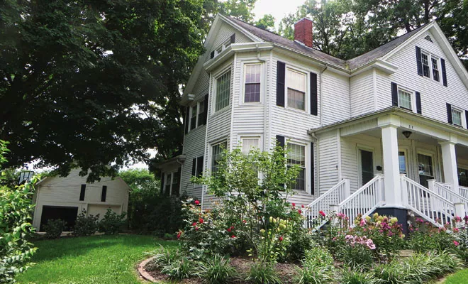 The Dr. Hannibal Claude Fortune House at 218 East Main Street was built in 1906 and, despite its several structural modifications, has aged well. - PHOTO BY WILLIAM FURRY