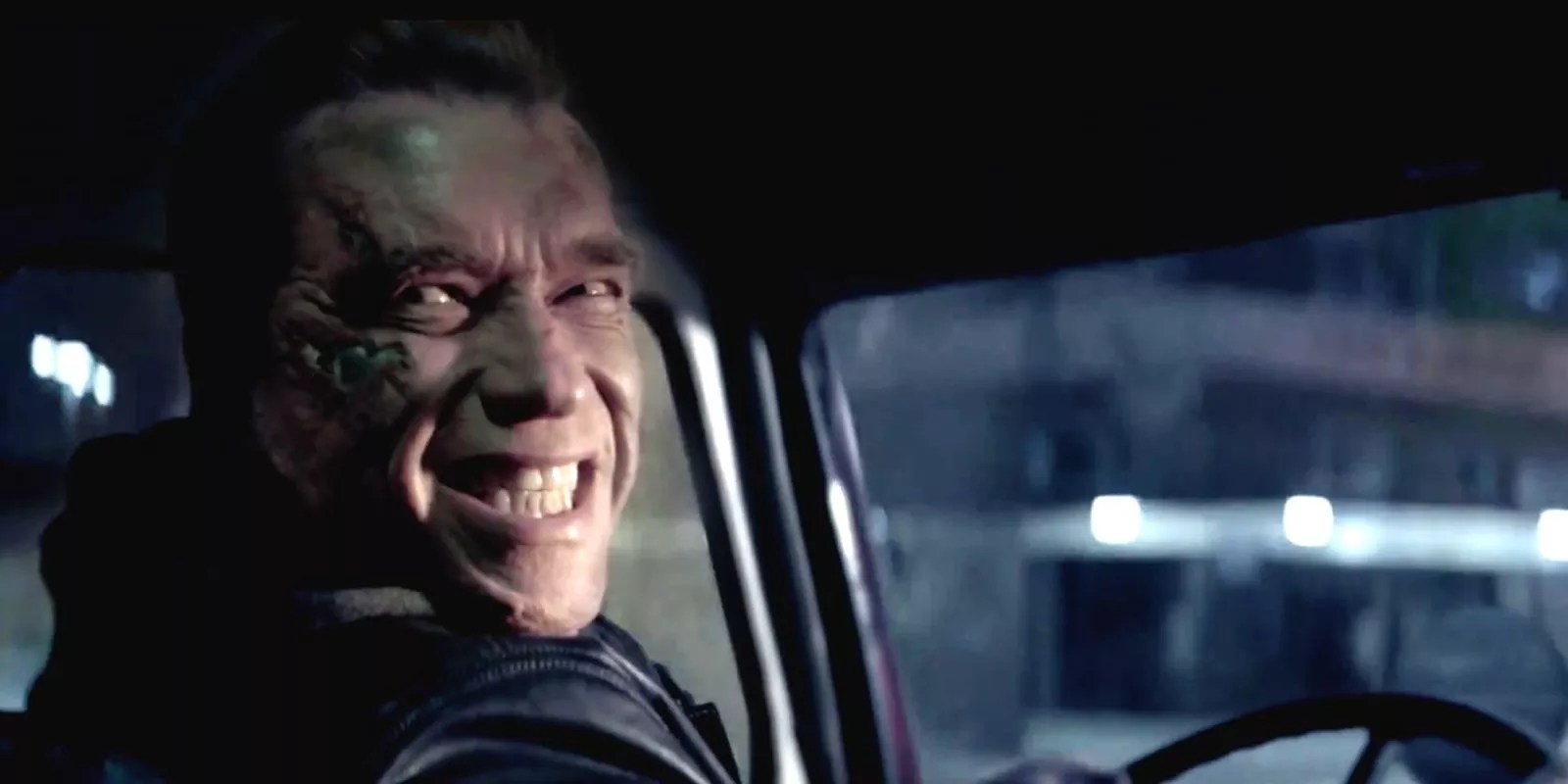 The T-800 (Arnold Schwarzenegger) does his best to fit in, in "Terminator Genisys." - COURTESY PARAMOUNT PICTURES