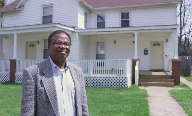 Jeremiah Elugbadebo of Springfield runs Joyce’s Community Home for Adults, three houses for people with mental and physical disabilities. The houses have been cited several times for alleged violations by city building inspectors, but Elugbadebo sa - PHOTO BY PATRICK YEAGLE