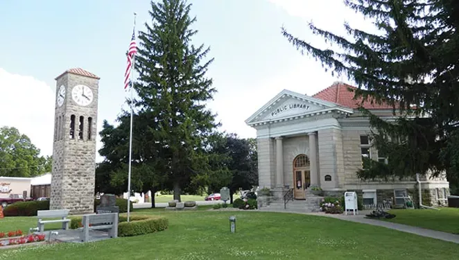Atlanta, Illinois, is home to the state’s only octagon-shaped public library, built in 1908. It is on the National Registry of Historic Places and sits next to the town’s clock tower, where volunteers hand wind the clock weekly. - PHOTO BY BRENT BOHLEN