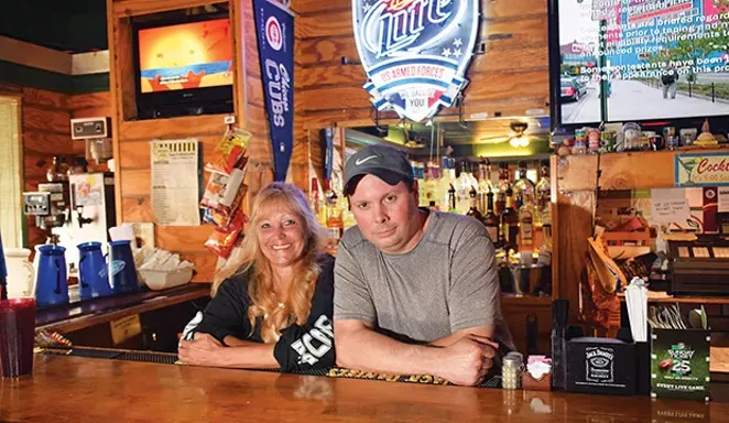 Lake Springfield Tavern owner Davena Smith, left, and kitchen manager Brian Burgess. - PHOTO BY DAVID BLANCHETTE