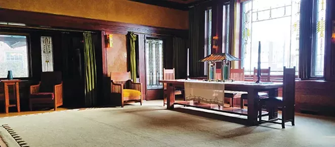 Frank Lloyd Wright’s Dana-Thomas House State Historic Site at 301 E. Lawrence Ave. in Springfield - PHOTO BY DAVID HINE