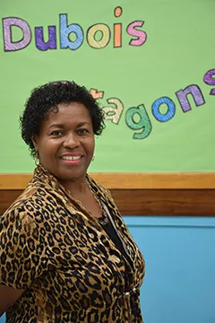 DuBois Elementary School Principal Donna Jefferson: “We emphasize hands-on, experiential, real-world learning.” - PHOTO BY DAVID BLANCHETTE