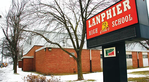 Springfield High School, due for $43.8 million in improvements, is the least diverse of the city's three public high schools. - PHOTO BY PATRICK YEAGLE