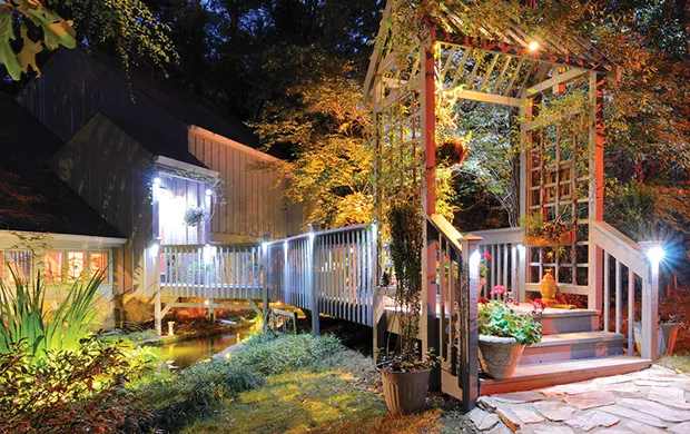 Outdoor lighting can improve safety and security and enhance your aesthetic. - PHOTO BY SEAN PAVONE/DREAMSTIME, TNS