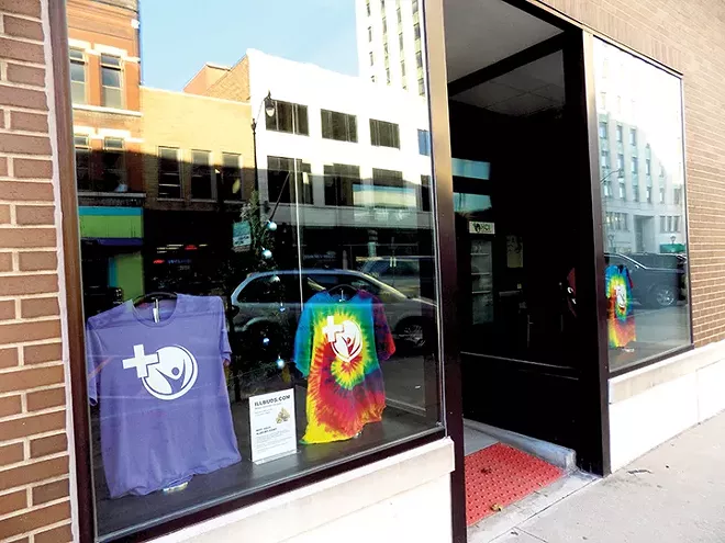 The downtown storefront where Ascend is seeking permission to sell recreational pot and allow onsite consumption. - PHOTO BY BRUCE RUSHTON
