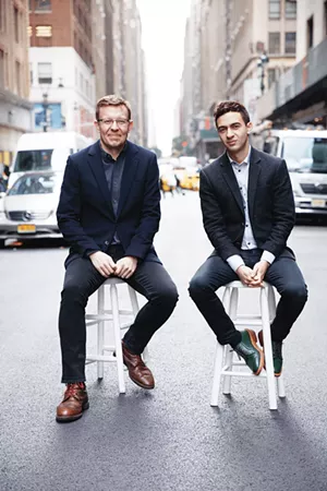 Henry Timms and Jeremy Heimans, authors of New Power: How Anyone Can Persuade, Mobilize, and Succeed in Our Chaotic, Connected Age, 2019.