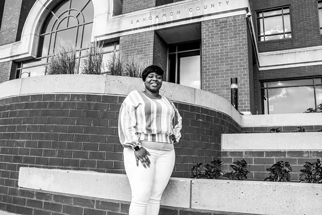 Khoran Readus worked for the Sangamon County state's attorney for about two decades. - PHOTO BY ZACH ADAMS, 1221 PHOTOGRAPHY.