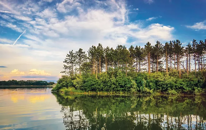 Comlara County Park includes the 900-acre Evergreen Lake, fishing, trails and campsites for visitors to the Bloomington-Normal area. - PHOTO COURTESY OF THE BLOOMINGTON-NORMAL AREA CONVENTION AND VISITORS BUREAU.