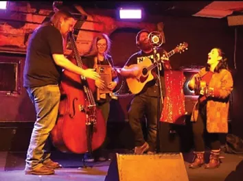Johnny Lawhorn and the Pentagram String Band play on Adams Street in front of Buzz Bomb Brewing Co. this Thursday night.