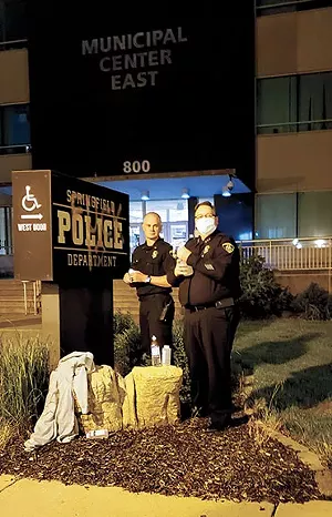 The national discussion of police conduct and race equity has been taken up by Dirksen and Londrigan, but there are no sharp edges of disagreement. - PHOTO BY RACHEL OTWELL