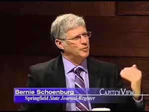 Bernard Schoenburg, longtime political writer, is leaving the State Journal-Register. - IMAGE COURTESY OF WSEC