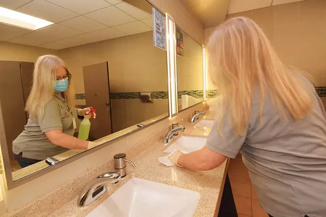 Janitors vs. germs