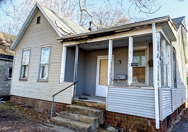 The Springfield City Council has approved the purchase of four uninhabitable homes with histories of code violations for more than $100,000. The purchase price for this one is $20,800.