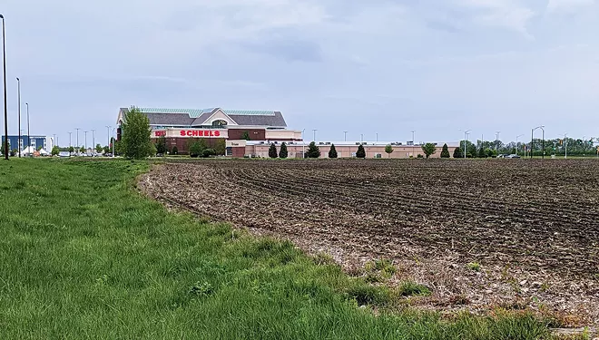 The city of Springfield is considering a tax hike to build a youth sports complex on vacant land near Scheels. - PHOTO BY BRUCE RUSHTON