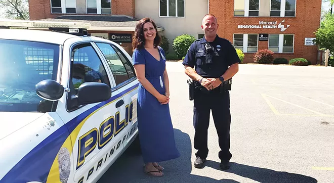 Sara Anderson and Steve Termine often work together to respond - to calls for help where people might be suffering from a mental health crisis. - PHOTO BY RACHEL OTWELL