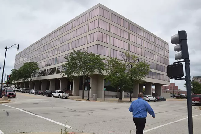The Alzina building, which provides office space for the Department of Human Services and State Board of Education, is leased for $8 million over five years. - PHOTO BY DAVID BLANCHETTE