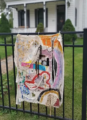 The neighborhood is going to art