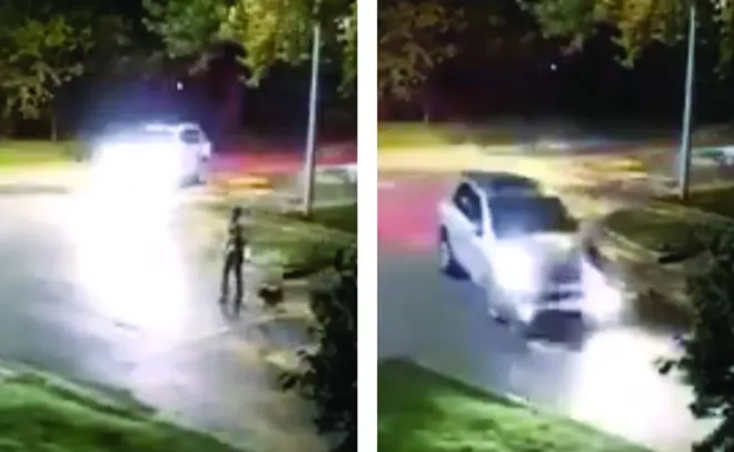 My brain erased the moment of impact, so I have no memory of the crash other than the video captured by a nearby high-quality security camera. This footage was crucial to identifying the vehicle.